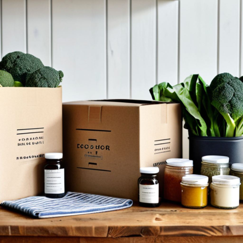 지속 가능한 소비를 위한 구독 모델의 장단점 - **

"A variety of eco-friendly subscription boxes displayed on a rustic wooden table, filled with or...