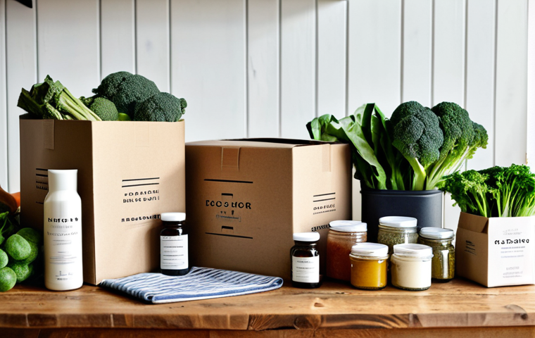 지속 가능한 소비를 위한 구독 모델의 장단점 - **

"A variety of eco-friendly subscription boxes displayed on a rustic wooden table, filled with or...