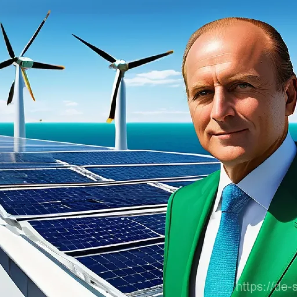 지속 가능한 소비를 위한 리더십 훈련 프로그램 - **Visionary Leader Guiding Green Transformation**
An inspiring, diverse CEO (wearing a smart, mo...