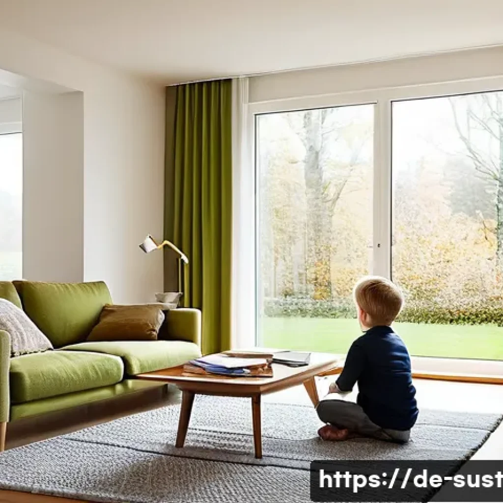 지속 가능한 소비를 위한 재정 지원 프로그램 - **Prompt 1: Green Home, Energy-Efficient Living in Germany**
    "A bright, modern living room in a ...